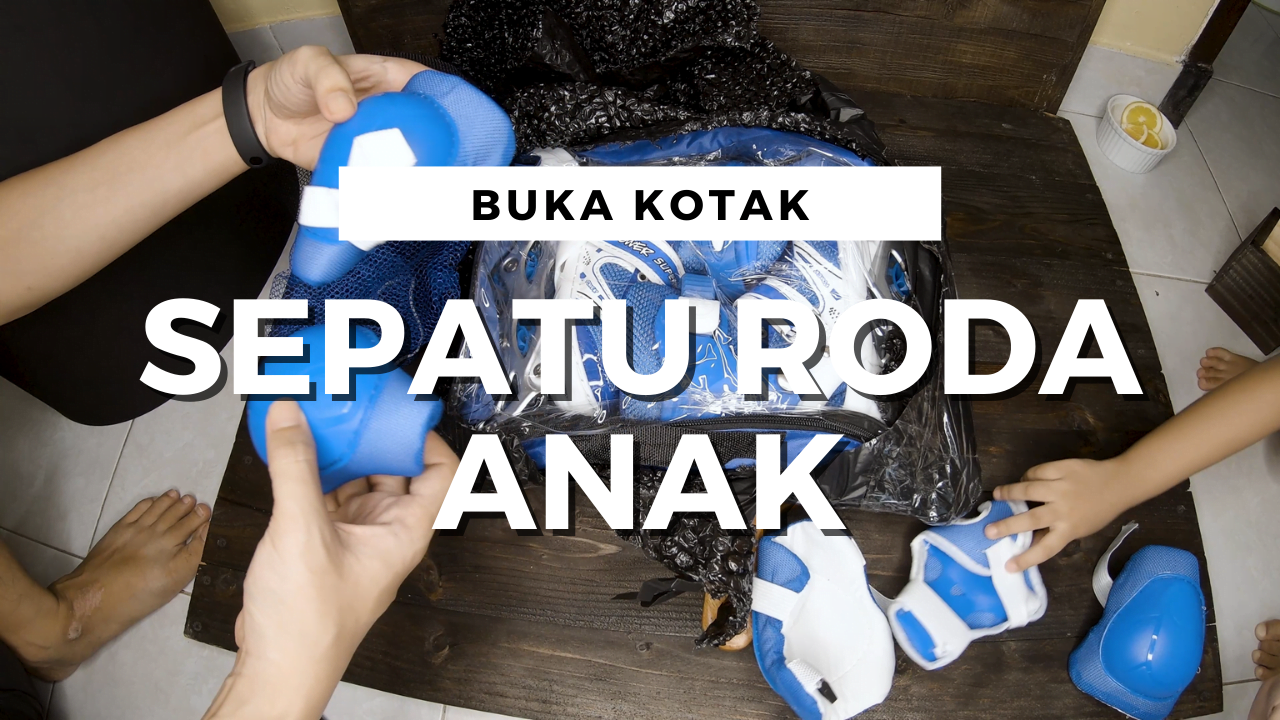 🇮🇩 Buka Kotak (Unboxing) Sepatu Roda Anak Murah Harga 400 Ribuan Dari Tokopedia